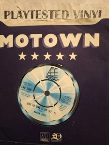 MARVIN GAYE GOT TO GIVE IT P PTS 1 & 2 MOTOWN DISCO SOUL  UK EX- 7" VINYL 45 - Imagen 1 de 4