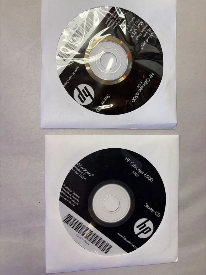 Nuevos CD de inicio HP Office Jet 6500 E709 Windows y Mac OS X Foto 1 de 1