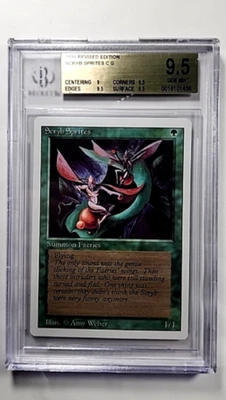 1993 MTG Magic The Gathering 3ED Revised Vintage Scryb Sprites BGS 9.5 Gem Mint - Image 1 of 3