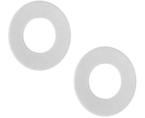 2x Geberit Ricambio Gomma Siliconica Trasparente Valvola Scarico Rondella Guarnizione Diaframma - Foto 1 di 4