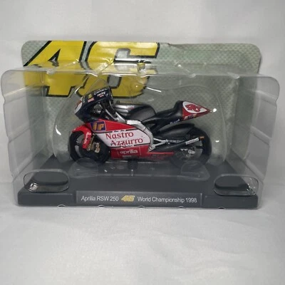 Valentino Rossi Aprilia RSW 250 #46 1998 World Championship 1:18 Scale Diecast  - Image 1 of 3
