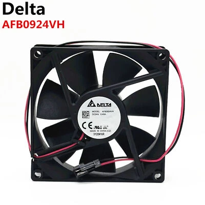 Delta AFB0924VH  90*25MM 9CM 24V 0.4A 2-pin Inverter Large Air Volume Fan - Image 1 of 4