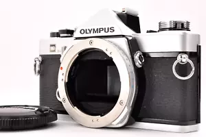 Olympus OM-1 MD Silver SLR 35mm Film Camera Body Mint- from Japan SB - Picture 1 of 12