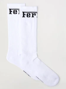 FERRARI EFFELUNGA FLUID SOCKS  (WHITE) - Picture 1 of 4