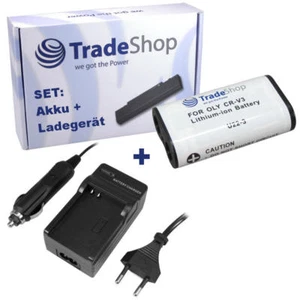 AKKU CR-V3+LADEGERÄT Samsung Digimax V-40 SBP-1103 CRV3 / 2000mAh - Bild 1 von 1