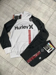 Hurley Boys Hoodie With Matching Joggers H20 Dri French Terry Solar Size 8 - Picture 1 of 3