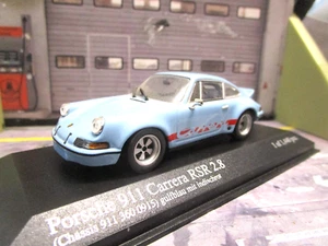 PORSCHE 911 Carrera RSR 2.8 gulf blau blue 1973 Entenbürzel Minichamps 1:43 - Bild 1 von 5
