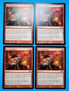 4x Act of Treason Gatecrash 2013 Mtg Magic Card Sorcery Red Mountain 85 - Picture 1 of 4