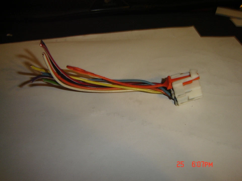 90 93  Buick Reatta Riviera  Power Mirror  Switch Pigtail Connector  Plug Wire - Image 1 of 1