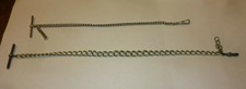 Lot Of Two Antique Pocket Watch Albert Chains 