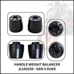 Handle Weight Balancer Left + Right Pair For KTM GEN 3 Duke 390 - Picture 1 of 3