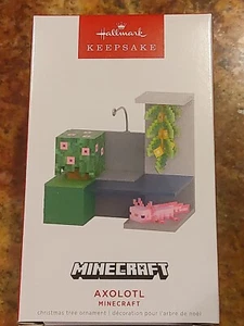 Hallmark 2022 Keepsake Minecraft Axolotl Ornament 23-8 - Bild 1 von 3