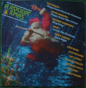 A ROCKIN' XMAS - THE EAGLES - JOHN LENNON - MUD - KATE BUSH - LP - Picture 1 of 1