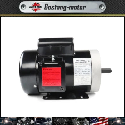 2HP General Purpose Motor 115/230V 3450RPM Electric Motor 56C Single Phase USA - Image 1 of 4