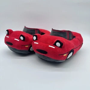 ¡NUEVO! Lindas pantuflas cálidas Mazda MX5 Miata rojas dibujos animados - unisex niños/adultos 25 cm - Imagen 1 de 7