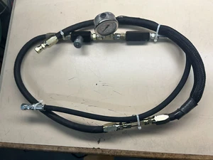 Parker C600S & N600S Valves w/ Wika EN837-1 Guage & attached Hydraulic hoses - Picture 1 of 11