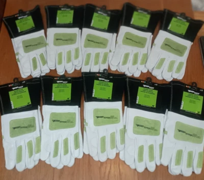 批量 10 件:Forney Pro 多功能山羊皮焊接手套男式 XL(10 对) — 第 1/4 张图片