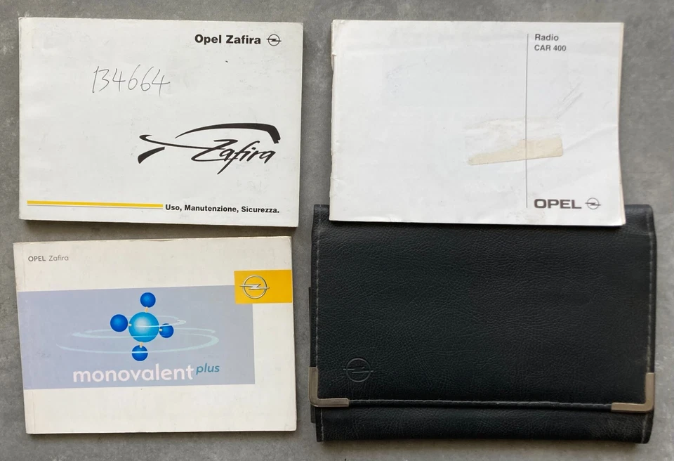 OPEL ZAFIRA - Libretti Uso e Manutenzione 1999 - Immagine 1 di 1