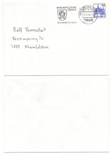 102459 - Sello publicitario: Rheinfelden (Baden), municipio europeo - 11.1.1979 - Imagen 1 de 1