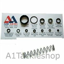 Air Arms s400 & s410 O Ring Seal Service Kit + OPTIONAL EXTRA Hammer Spring