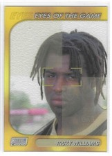 1999 Stadium Club Chrome EYES OF THE GAME - RICKY WILLIAMS #SCCE21 - Rookie RC