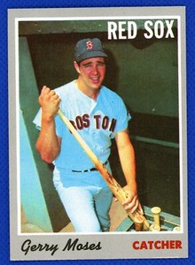 1970 Topps #104 Gerry Moses Boston Red Sox EXMT