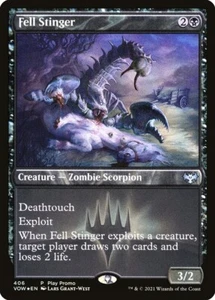 MTG FELL STINGER EXC - PUNGIGLIONE SINISTRO - PROMO - MAGIC - Afbeelding 1 van 1