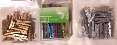 Mollettine glitterate metallizzate oro argento miste per addobbi e chiudi pacco - Immagine 1 di 4