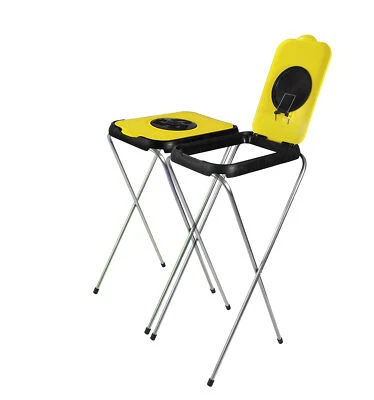 2x Müllsackständer Halter Müllbeutel Behälter 120L Gelber Sack Abfalleimer gelb - Bild 1 von 3