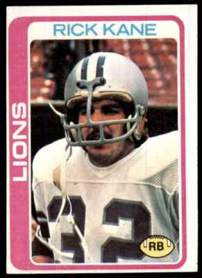 1978 Topps Rick Kane C Football Cards #126 - Image 1 of 2