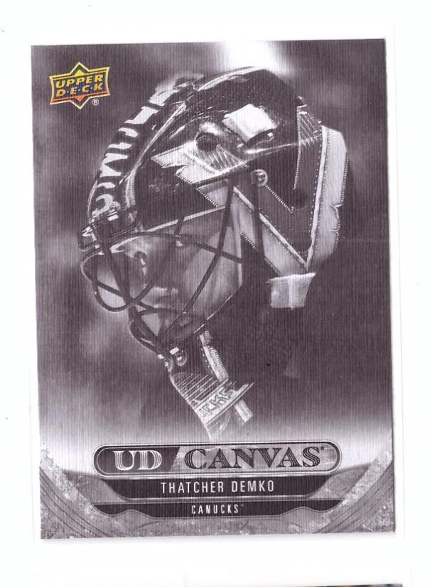 2024-25 Upper Deck Canvas Black & White - you pick - Pettersson Harley Ekblad + - Image 1 of 1