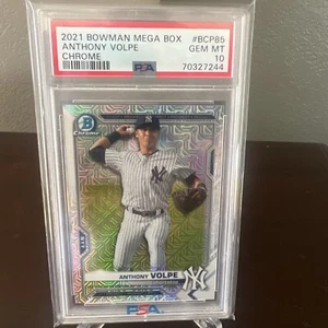 Anthony Volpe 2021 Mega Box Chrome #BCP85 PSA 10 - Picture 1 of 3