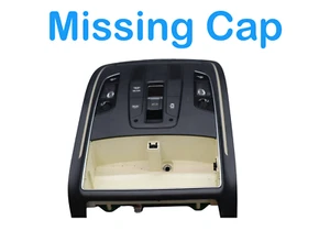 11-18 Audi A8 Quattro Front Dome Reading Light W/ Sunroof Switch 4H0959719 Oem - Picture 1 of 16