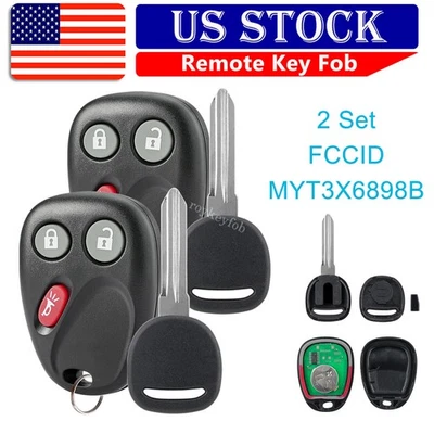 2 para 2002 2003 2004 2005 2006 2007 2008 2009 GMC Envoy mando a distancia llave de encendido Foto 1 de 4