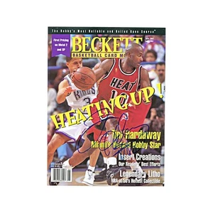 Tim Hardaway Miami Heat autografato firmato giugno 1997 Beckett (JSA COA) - Foto 1 di 3