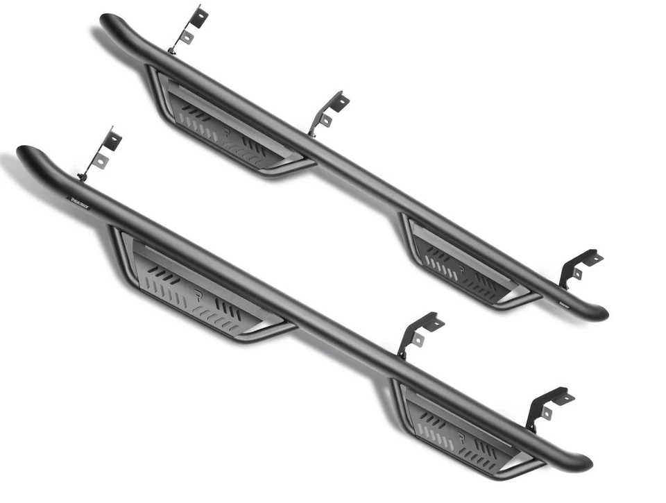 N-Fab Textured Black Cab Length Podium Steps Fits 16-22 Toyota Tacoma Double Cab — 第 1/4 张图片