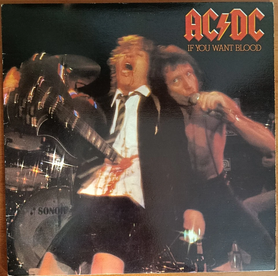 AC/DC 1978 Album 33 Giri Vinile - IF YOU WANT BLOOD - ATLANTIC - MADE IN CANADA  - Immagine 1 di 4