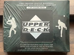 1992 Upper Deck Team MVP Holographic 54 Card Set Factory Sealed NEW Baseball MLB - Picture 1 of 2