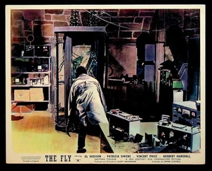 Tarjeta de lobby The Fly 1958 original británica FOH película de terror ciencia ficción David Hedison 5 - Imagen 1 de 2