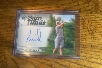 Annika Sorenstam Upper Deck SP Authentic SOTT-AS Auto/Autograph card - Image 1 of 2