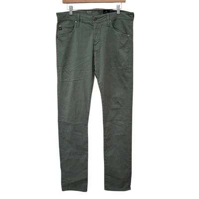 Jean AG Adriano Goldschmied Para Hombre Verde The Tellis Moderno Delgado_2_669_2 Foto 1 de 4