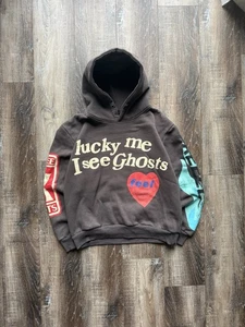 Kanye West & Kid Cudi 'Lucky Me I See Ghosts Hoodie Gr. Medium REPRINT FAKE - Bild 1 von 7