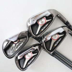 2009 TaylorMade Burner Iron Set 7-PW Motore 55 M Flex Burner 2.0 PW Right Hand - Picture 1 of 18