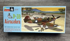 Vtg 1969 Monogram 1/48 Scale P-39 Airacobra Open Box Model Kit USA PA227-150 - Picture 1 of 18