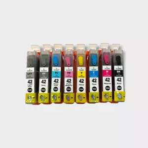 With ink Refillable Cartridge for CANON CLI-42 PRO-100 printer - Picture 1 of 2