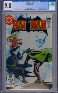 BATMAN #345 CGC 9.8 WHITE PAGES NEW DR DEATH 1ST APP CATWOMAN SOLO STORY 1982 - Picture 1 of 1
