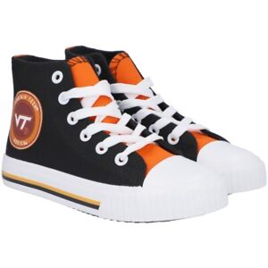 Virginia Tech Hokies FOCO Youth High Top Canvas Shoe; Size: 2-3 YOUTH Large