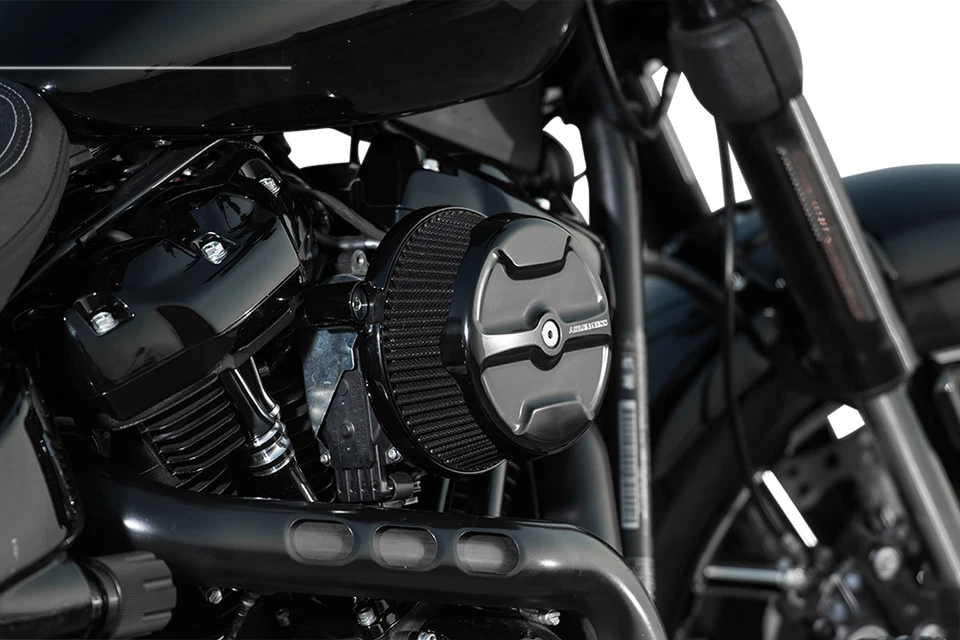 Kit de filtro de filtro de aire Arlen Ness Black Knuckle Big Sucker 99-15 Harley Touring Foto 1 de 1