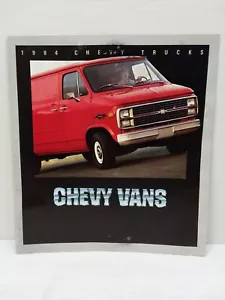 🔥 1984 Chevrolet VANS Dealership Showroom Color Sales Brochure - Chevy NOS - Picture 1 of 4