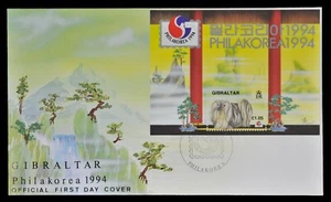 Gibraltar 1994 - Mi-Nr. Bloque 20 - Perros / Perros - FDC - Imagen 1 de 1